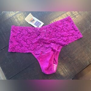 Hanky Panky Fuchsia Lace Boyshort Panty One Size